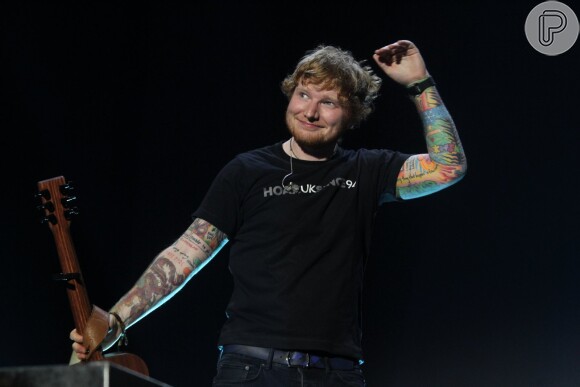 Ed Sheeran fez show em Curitiba no dia 23 de maio de 2017
