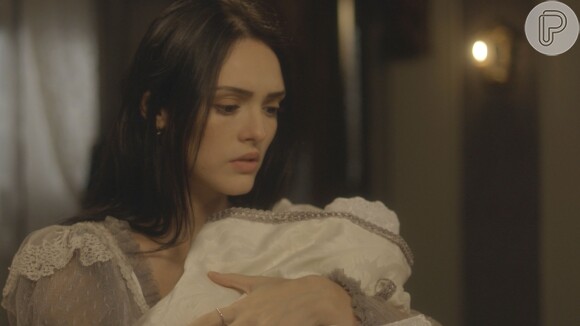 Anna (Isabelle Drummond) descobre que Thomas (Gabriel Braga Nunes) foi marujo de seu pai, na novela 'Novo Mundo'