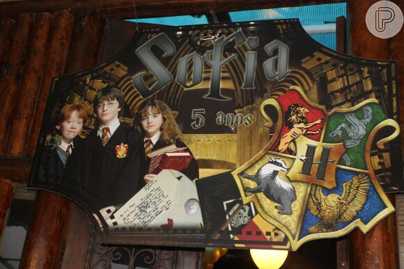 A festa de Sofia teve Harry Potter como tema