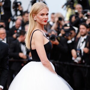 Nicole Kidman de Calvin Klein By Appointment na 70ª edição do Festival de Cannes, realizado no Sul da França