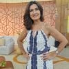 Fátima Bernardes aprovou o desempenho do filho, Vinícius, na cozinha: 'Dá show'