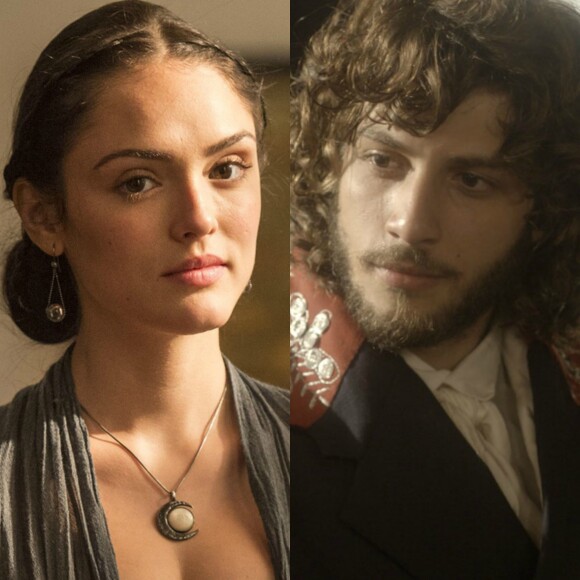 Anna (Isabelle Drummond) e Joaquim (Chay Suede) se beijam após se aproximarem para conseguir provas contra Thomas (Gabriel Braga Nunes), no capítulo que vai ao ar na próxima segunda-feira, dia 05 de junho de 2017, na novela 'Novo Mundo'