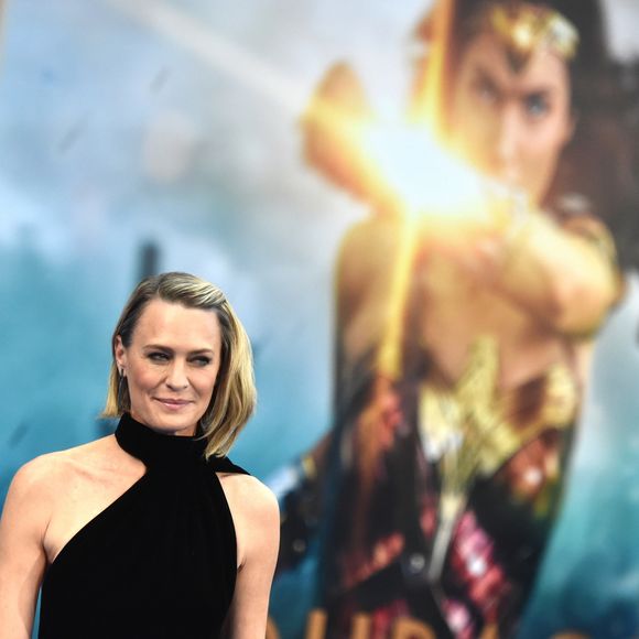 A atriz Robin Wright participou da première do filme 'Mulher-Maravilha' na Califórnia, no dia 25 de maio de 2017