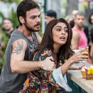 Bibi (Juliana Paes) fará de tudo para defender seu homem, Rubinho (Emilio Dantas)