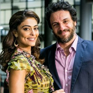 Caio (Rodrigo Lombardi) e Bibi (Juliana Paes) se beijam, na novela 'A Força do Querer', em cenas previstas para irem ao ar em 23 de junho de 2017