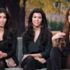 As irmãs Kardashian Kim, Kourtney e Khloe visitam o programa de TV 'Good Morning America' em 2011