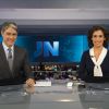 Renata Vasconcellos e William Bonner dividiram a bancada do 'Jornal Nacional', na noite desta quarta-feira, 31 de maio de 2017