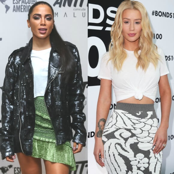 Anitta saiu em defesa de Iggy Azalea após fãs criticarem rapper por deletar fotos com a funkeira: 'Nunca foi uma música minha, pelo contrário, os feats lá fora são assim, pequenas participações'