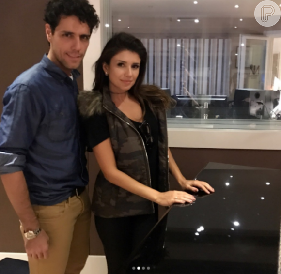 Thiago Arancam, namorado de Paula Fernandes, se declarou à cantora no Instagram