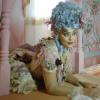 Juliana Paes vai aparecer com os cabelos azuis em 'Meu Pedacinho de Chão'