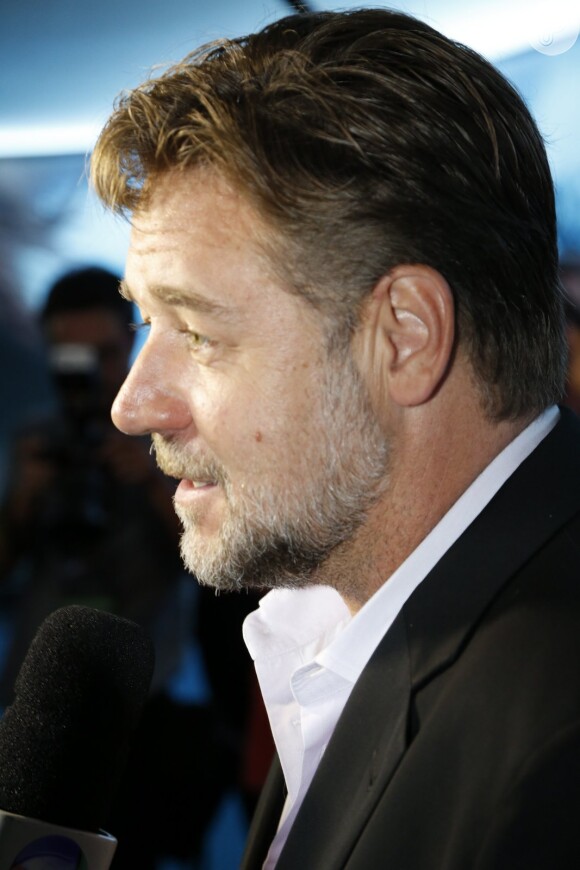 Russell Crowe na pré-estreia de 'Noé', no Cinépolis Lagoon, na Lagoa, Zona Sul do Rio de Janeiro, na noite desta quinta-feira, 20 de março de 2014