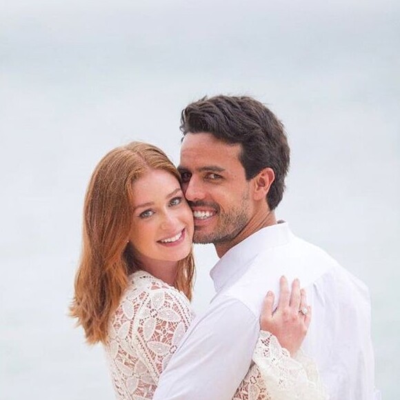 Marina Ruy Barbosa lembrou quando passou mal um dia antes de ser pedida em casamento por Xandinho Negrão: 'No café da manhã, estava toda queimada, mas comendo ovo, bacon... Aí fui e desmaiei'