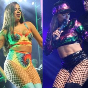 Veja fotos do antes e depois da cantora Anitta, que apareceu com o corpo seco no clipe do hit 'Paradinha'!