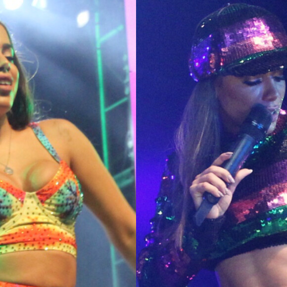 Veja fotos do antes e depois da cantora Anitta, que apareceu com o corpo seco no clipe do hit 'Paradinha'!