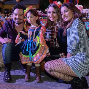 Alice, filha do sertanejo Fernando Zor, completou três anos