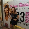 Paloma Bernardi faz presença vip na loja de lingerie Liebe, da qual é garota-propaganda, e posa ao lado dos fãs, em Fortaleza, em 23 de março de 2014