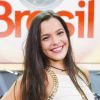 Emilly, campeã do 'BBB17', rebolou quando subiu ao palco de show de Wesley Safadão, no Rio de Janeiro, neste domingo, 11 de junho de 2017