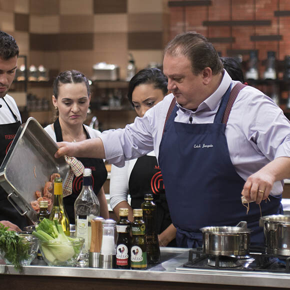 Erick Jacquin participou de uma das provas do 'MasterChef'