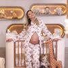 Andressa Suita, grávida de oito meses, posa no quarto do filho: 'Meu novo mundo', escreveu ela no instagram na noite desta quinta-feira, 15 de junho