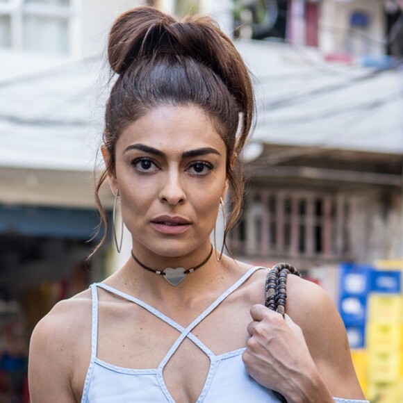 Bibi (Juliana Paes) vai ao casamento de Caio (Rodrigo Lombardi), na novela 'A Força do Querer'