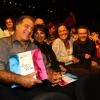 Tony Ramos e a mulher, Lidiane Barbosa, prestigiam a sessão só para convidados do espetáculo 'Se Eu Fosse Você - O Musical', 25 de março de 2014