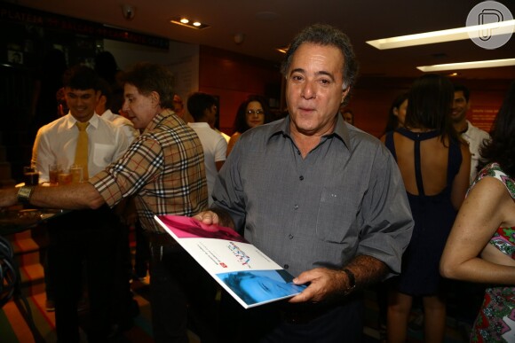 Tony Ramos comparece a sessão só para convidados do espetáculo 'Se Eu Fosse Você - O Musical', 25 de março de 2014