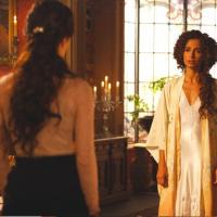 Em 'Lado a Lado', Laura (Estiano) decide sair da casa de Isabel (Camila Pitanga)
