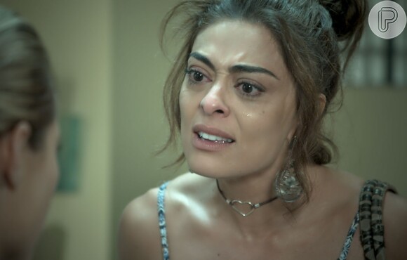Bibi (Juliana Paes) chama Jeiza (Paolla Oliveira) de 'cachorra' e 'frustrada', em discussão, na novela 'A Força do Querer'