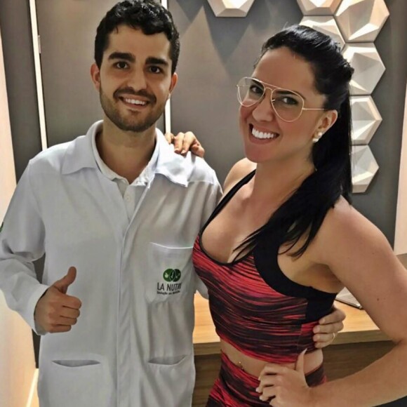 Graciele Lacerda voltou ao nutricionista depois de cinco meses