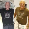 Aos 64 anos, Antonio Fagundes perde 12 kg com dieta da proteína e chega a repetir blusa de caveira, mas com cores diferentes