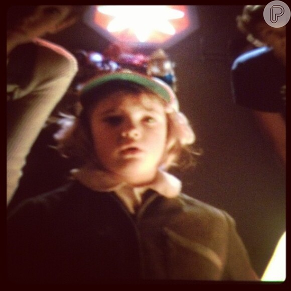 Drew Barrymore, aos 6 anos, integrou o elenco de 'E.T.'