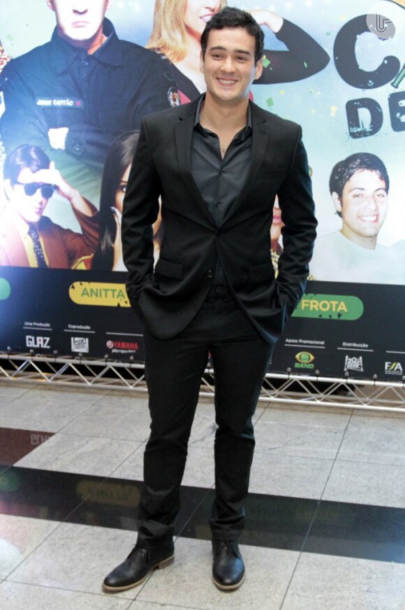 Marcos Veras na pré-estreia do filme 'Copa de Elite', em São Paulo, em 8 de abril de 2014