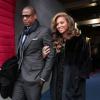 Jay-Z e Beyoncé chegam à posse do presidente Barack Obama