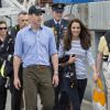 Kate Middleton e príncipe William participaram de uma regata, na Nova Zelândia, nesta sexta-feira, 11 de abril de 2014