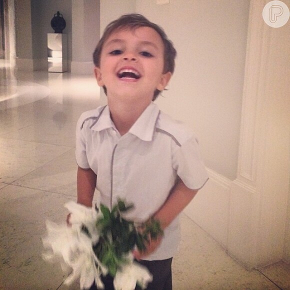 Arthur, de 2 anos, é fruto do casamento de Eliana com João Marcelo Bôscoli