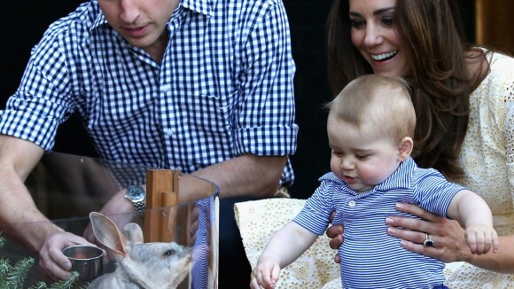 Filho de Kate Middleton e William se encanta com bilby em zoológico da Austrália