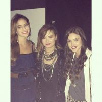 Demi Lovato se apresenta no Rio e é tietada por Bruna Marquezine: 'Maravilhosa'