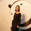 Susana Ribeiro escolheu um vestido preto para a festa de 'G3R4ÇÃO BR4S1L' e completou o look com um lenço na cabeça