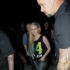 Avril esteve em um restaurante localizado no bairro Jardins, em São Paulo, na noite desta quarta-feira, 30 de abril de 2014