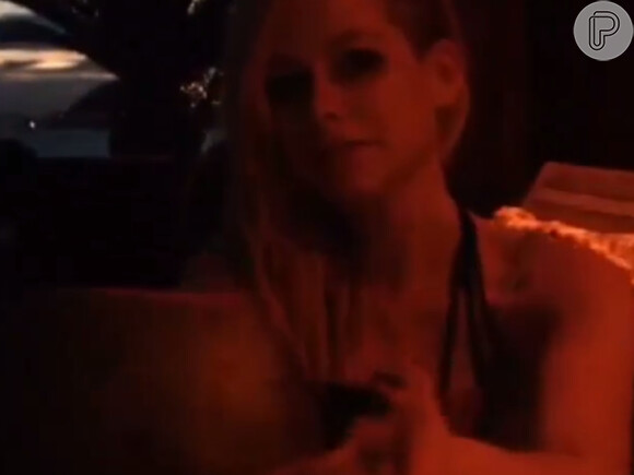 Avril Lavigne está hospedada no hotel para cumprir a sua agenda de shows aqui no Rio de Janeiro.