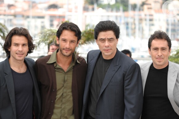 Santiago Cabrera, Rodrigo Santoro, Benicio Del Toro e Demian Bichir divulgam o filme 'Che' no Festival de Cannes 2008