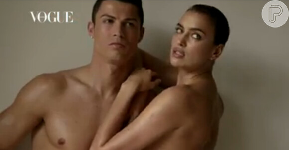 Cristiano Ronaldo e Irina Shayk aparecem seminus em ensaio sensual 