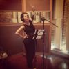 Wanessa grava nova música em estúdio e compartilha foto com os fãs: 'Aguardem' (22 de maio de 2014)
