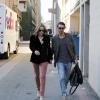 Sharon Stone e Martin Mica, apesar dos rumores de separação, passeiam de mãos dadas em Beverly Hills, Los Angeles, EUA, em 30 de janeiro de 2013