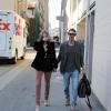 Sharon Stone e Martin Mica, apesar dos rumores de separação, passeiam de mãos dadas em Beverly Hills, Los Angeles, EUA, em 30 de janeiro de 2013