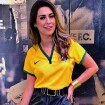 Fernanda Paes Leme comenta jogo da Seleção Brasileira: 'Neymar brilhou'