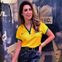 Fernanda Paes Leme comenta jogo da Seleção Brasileira: 'Neymar brilhou'