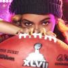 Beyoncé posta foto com bola de futebol americano, anunciando a sua participação no Super Bowl
