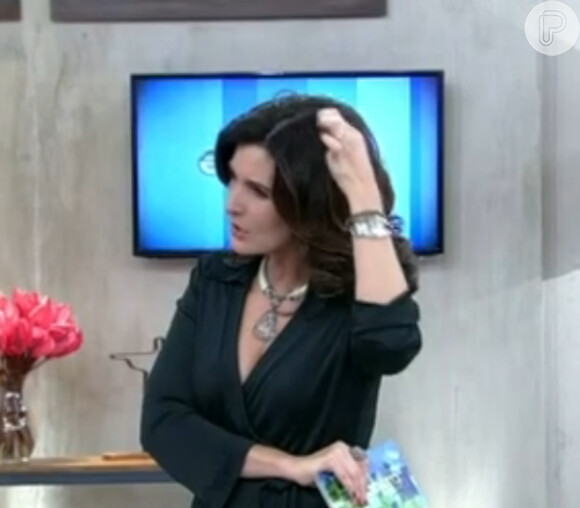 Fátima Bernardes revelou em seu programa matinal, 'Encontro com Fátima Bernardes', que mudará o visual nesta quinta-feira, 5 de junho de 2014