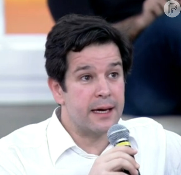 Murilo Benício, que também foi convidado do programa, dise que não suporta ficar horas no salão de beleza
